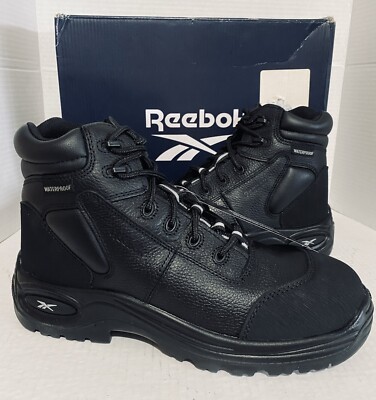 Reebok Trainex RB6765 Work Boots Composite Safety Toe Mens Size 9.5 W NEW