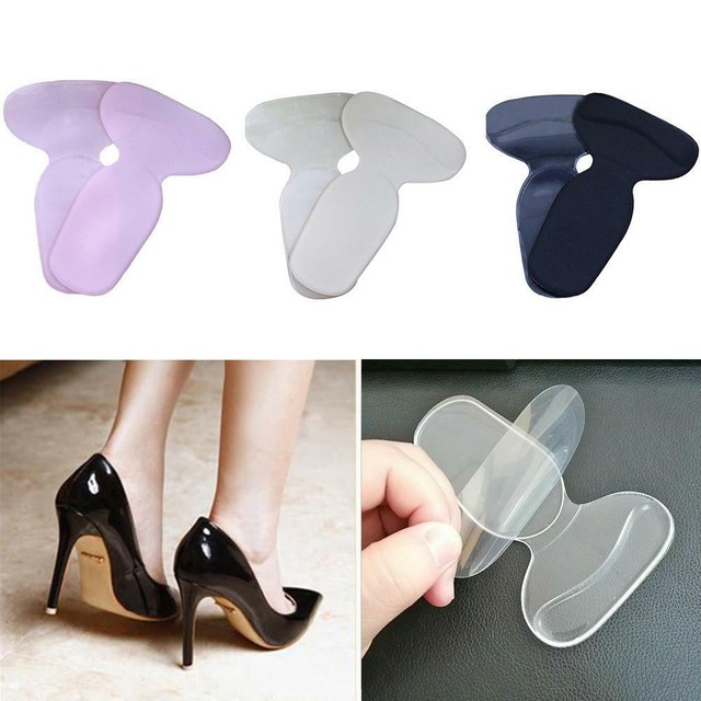 Silicone Shoe High Heel Insole Cushion Pad Gel Grips Heal Foot