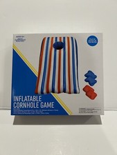 Inflatable Cornhole Game, One Board And 4 Waterproof Beanbags New