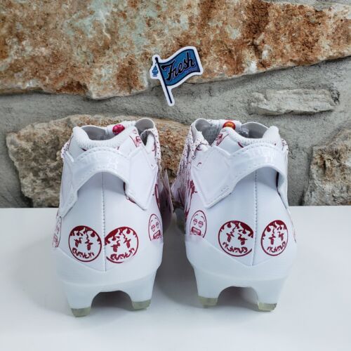 Adidas Freak 22 Big Mood DSG SM Football Cleats Men’s Size 13 White Red GZ6901 - Picture 4 of 15