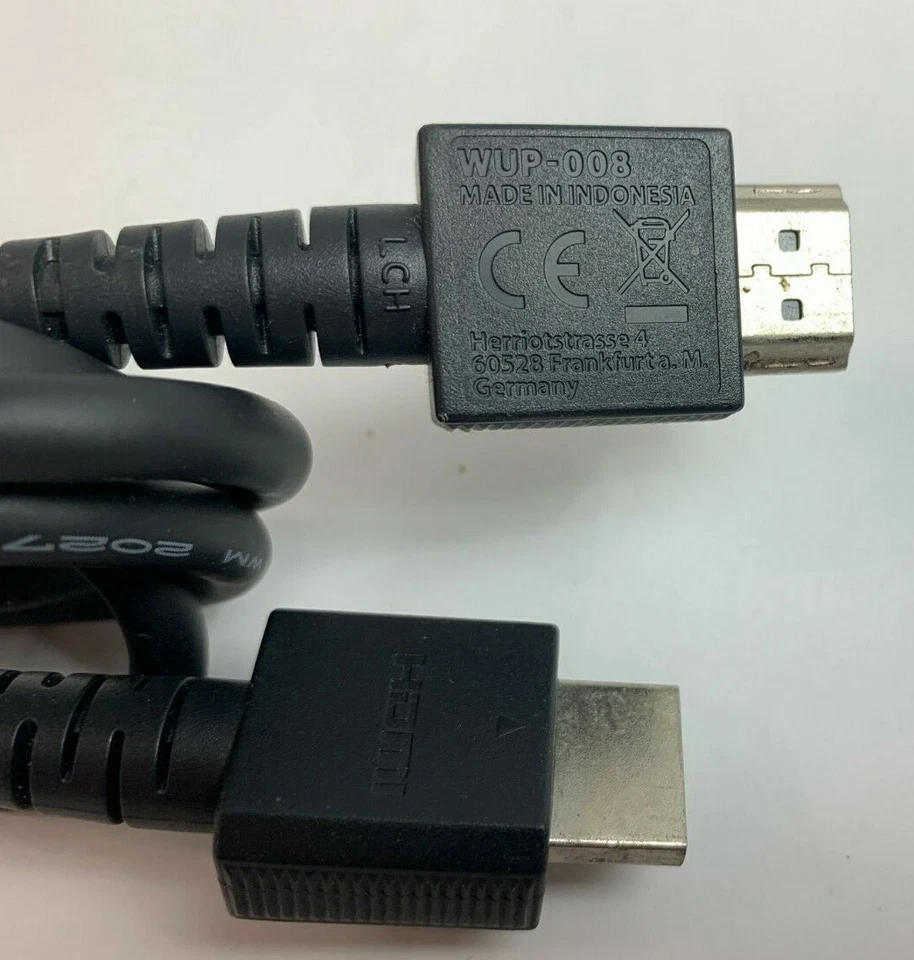 Nintendo Genuine Wii U HDMI Cables WUP-008 Japan Post - Image 2 of 3