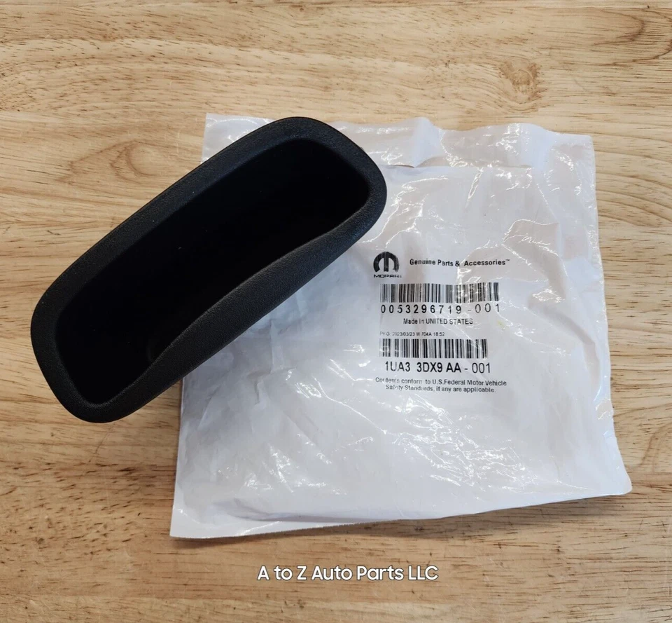 NEW 2011-2024 Dodge Durango, 14-18 Jeep Cherokee Pull cup tailgate insert, OEM - Image 3 of 3