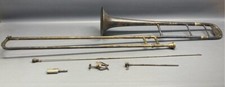 Vintage Buescher Dual Bore Trombone RARE Elkhart 1920s