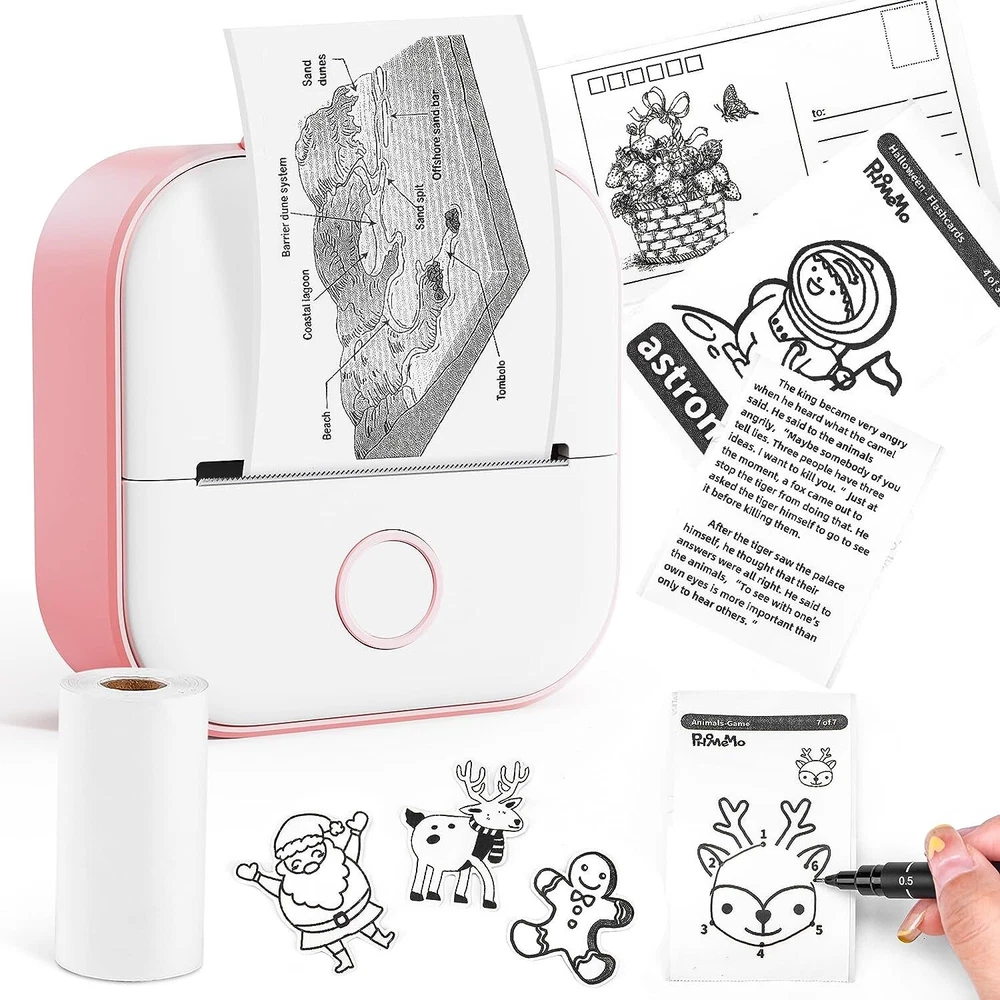 Phomemo T02 Mini Wireless Thermal Photo Printer Bluetooth Inkless Label Maker Phomemo T02 Mini Wireless Thermal Photo Printer Bluetooth Inkless Label Maker