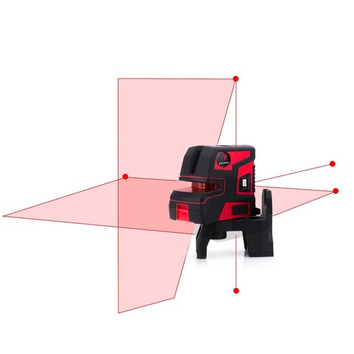 New leter Automatic Self Leveling 2 Line 5 Point 1V1H Green Laser Level LT-303G - Picture 11 of 19