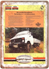 Metal Sign - Dodge 4X4 Conversion Auto Ad - Vintage Look Reproduction 10239