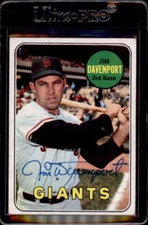 Jim Davenport San Francisco Giants 1969Topps #102 Signed Baseball Card DECEASED