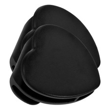 2 Pezzi Ganci Riutilizzabili per Borsa della Spesa Bagagliaio Auto ABS Accessori Auto Nero