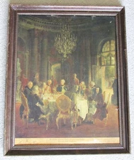 Ambassador Beer Sign Brewed by Krueger Brewery Newark NJ Framed Colonial Dinner