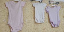 Lot of 3 Mix brand Baby Girl Bodysuit
