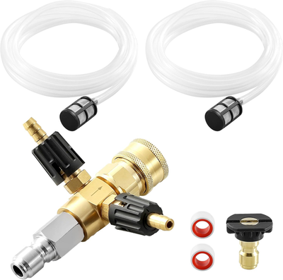 #ad Downstream Injector for Pressure Washer Power Washer Adjustable Chemical Inject $46.12