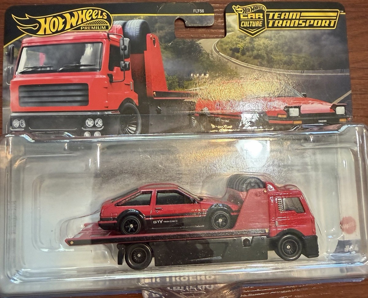 Hot Wheels Premium Team Transport Toyota AE86 Sprinter Trueno