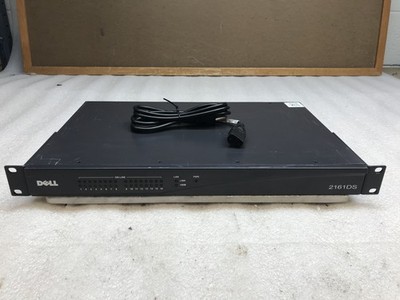 Dell PowerEdge 2161DS-2 Digital KVM Switch   16-Port KVM Over IP w/ Rack Ears