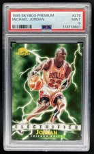 1995-96 Skybox Premium Michael Jordan Electrified #278 Bulls PSA 9