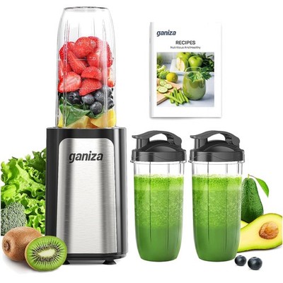 Mixer Smoothie Maker 900W Standmixer Trinkbecher BPA-frei Edelstahl