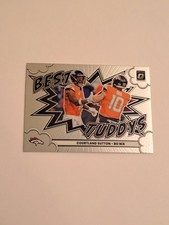Bo Nix And Courtland Sutton 2025 Donruss Optic Best Tuddys Denver Broncos #17