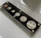 1956 Canadian Silver Proof Set 6 Coin Canadian Mint in Capital Plastic holder