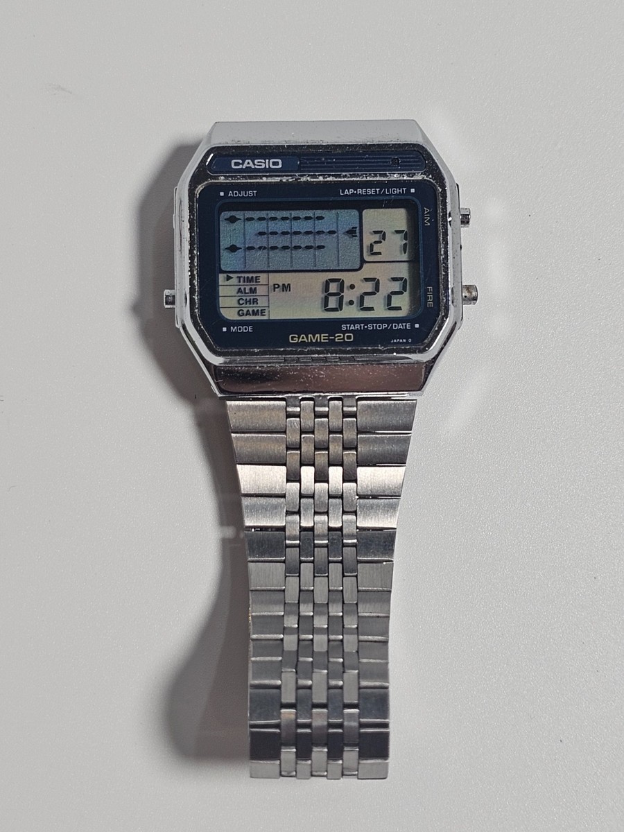 CASIO GAME-20 デジタル腕時計 Casio Game 20 | Liquid Crystal