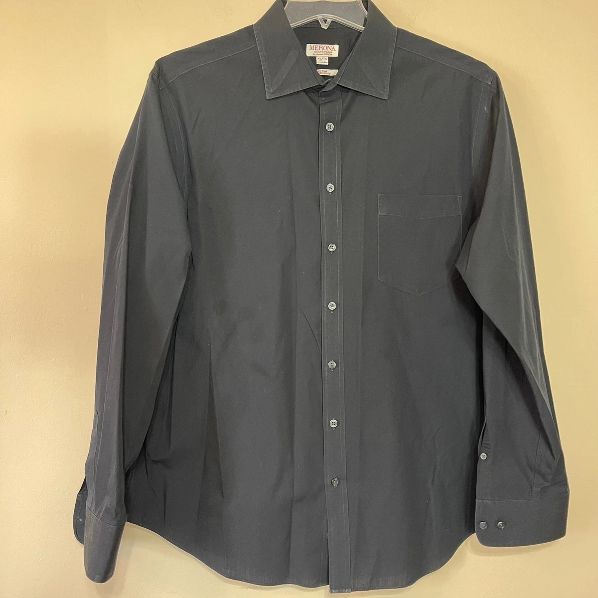 Merona Cotton Blend Dress Shirts for Men for sale | eBay