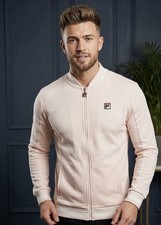 Fila Settanta 2 Track Top Pink White Medium Mens Terraces Casuals 80s
