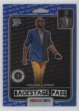 2019-20 Panini NBA Hoops Premium Stock Back Stage Pass Blue Chris Paul #2 19b1