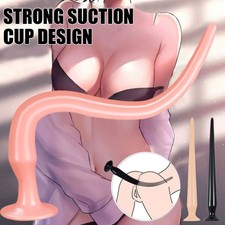 Super Long Butt Plug Huge Flexible Anal Dildo Suction Cup Sex Toys for-Women Men
