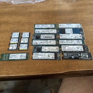 Ssd M.2 Lot Of 19 As Is 256gb 512gb 128gb Desktop Laptop Pc (A) Unknown Health