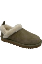 Koolaburra by UGG Suede Fur-Lined Slip-Ons Advay Dune