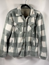 Sage Womens Medium Flannel Plaid. Sherpa Lined Button Up. Warm and Comfy Winter