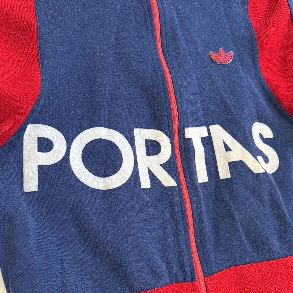 VINTAGE WEST GERMANY PORTAS ADIDAS 70-80s JUMPSUIT OVERALLS TRACKSUIT Sz XL (M) - Image 3 of 4