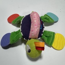 Nuby Floppers Teether Turtle Toy - Fun  Colorful - Easy to Hold - 3 Months