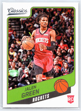 2021-22 Panini Chronicles Classics Jalen Green Rookie Houston Rockets Card #162