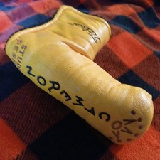 Rare 2001 - Scotty Cameron Yellow Studio Design Putter Headcover w/ Pivot Tool