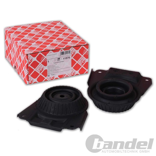 2X Febi Federbeinlager Domlager Hinterachse Passend FüR Ford Cougar Mondeo 1 2-image