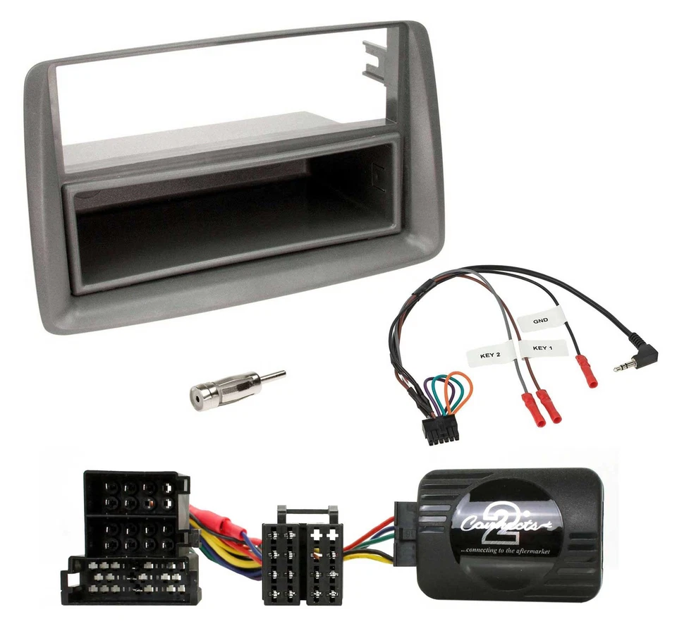 Pioneer USB Lenkrad Bluetooth DAB Autoradio für Alfa GT 147 Ablage silber - Bild 3 von 4