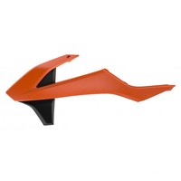 KüHlerabdeckung Satz Orange Schwarz FüR KTM EXC-F 250 Ie 4T Sixdays Bj. 2017