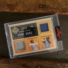 2025 Ken Griffey Jr /Mark Mcgwire-Leaf Seasons In The Sun SSP- Dual Patch #22/35