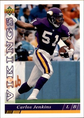 1993 Upper Deck #232 Carlos Jenkins - FB