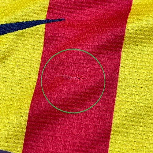Maglia calcio away Barcellona 2013/14 Nike Dri-Fit #11 Neymar Jr jersey small - Foto 8 di 19
