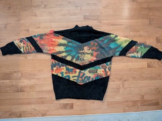 Vintage 90s Soft Wool Mickey Mouse Sweater Gucci Labeled Size M