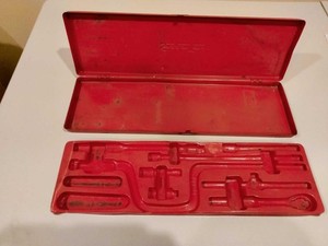 Vintage Snap-On Tools Metal Storage Box KRA 284 w/insert SPP81 - RARE ** LQQK **