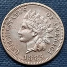 1885 Indian Head Cent 1c UNC Uncirculated #100366