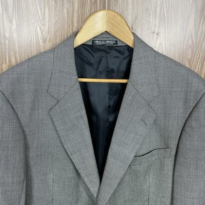 Kilburne and Finch Sport Coat Mens 44R Multicolor Wool Polyester Two Buttons