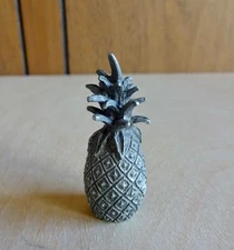 1983 Vtg Spoontiques S741 Miniature 2" Pineapple Pewter Figurine Figure