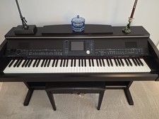 Yamaha Clavinova CVP-403 88-Key Digital Home Piano 3-Pedal Black Bench