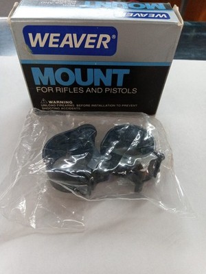 Weaver 1'' Detachable Top Ring Medium Style Mount For Rifles & Pistols