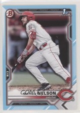 2021 Bowman Draft Sky Blue 485/499 Matheu Nelson #BD-103 0o6v