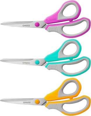 All-Purpose Scissors Set 8.5'' Ultra Sharp Blades Ergonomic Grip