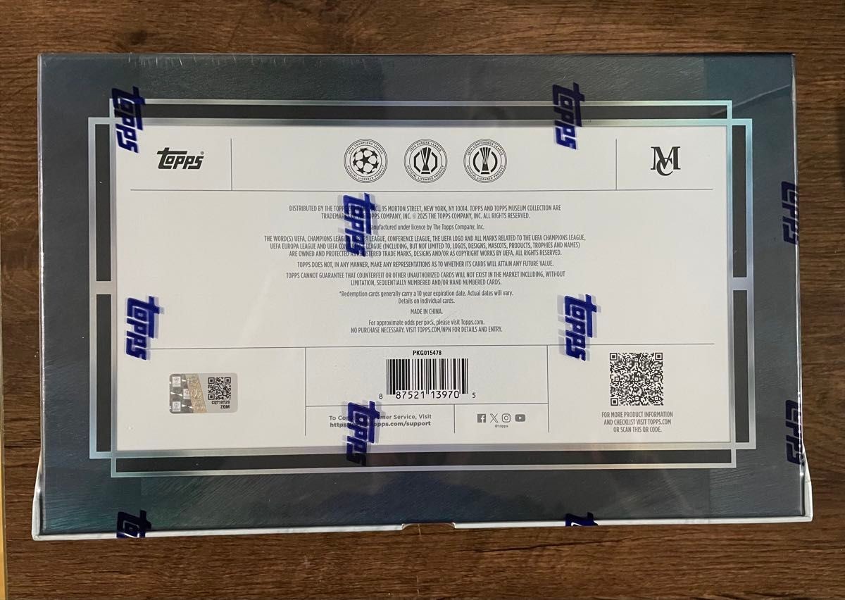 2024-25 Topps Museum Collection UCC UEFA HAT TRICK Sealed Hobby 