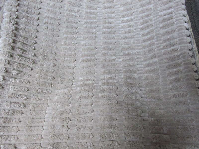 ""TAUPE COLORED - PLUSH PATTERNED - PILLOW COVERS"" - SET OF 3 - NWOT